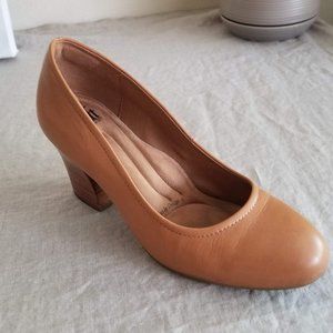 Sofft Brown Leather Heel